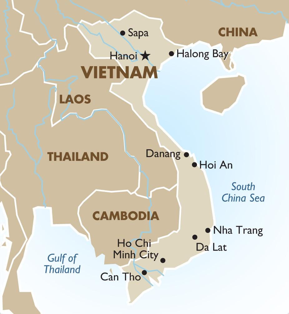 越南胡志明市地图