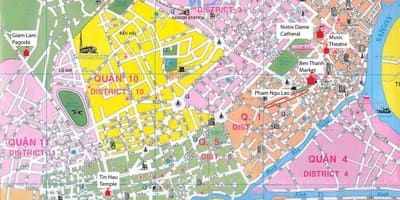 西贡区的地图