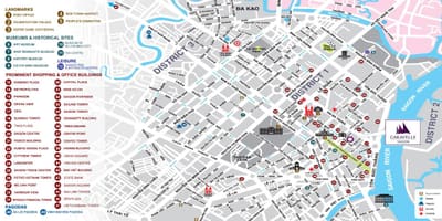 地图胡志明市地区1