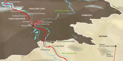 地图西贡河 